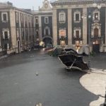 Catania maltempo, tornado con pioggia e grandine